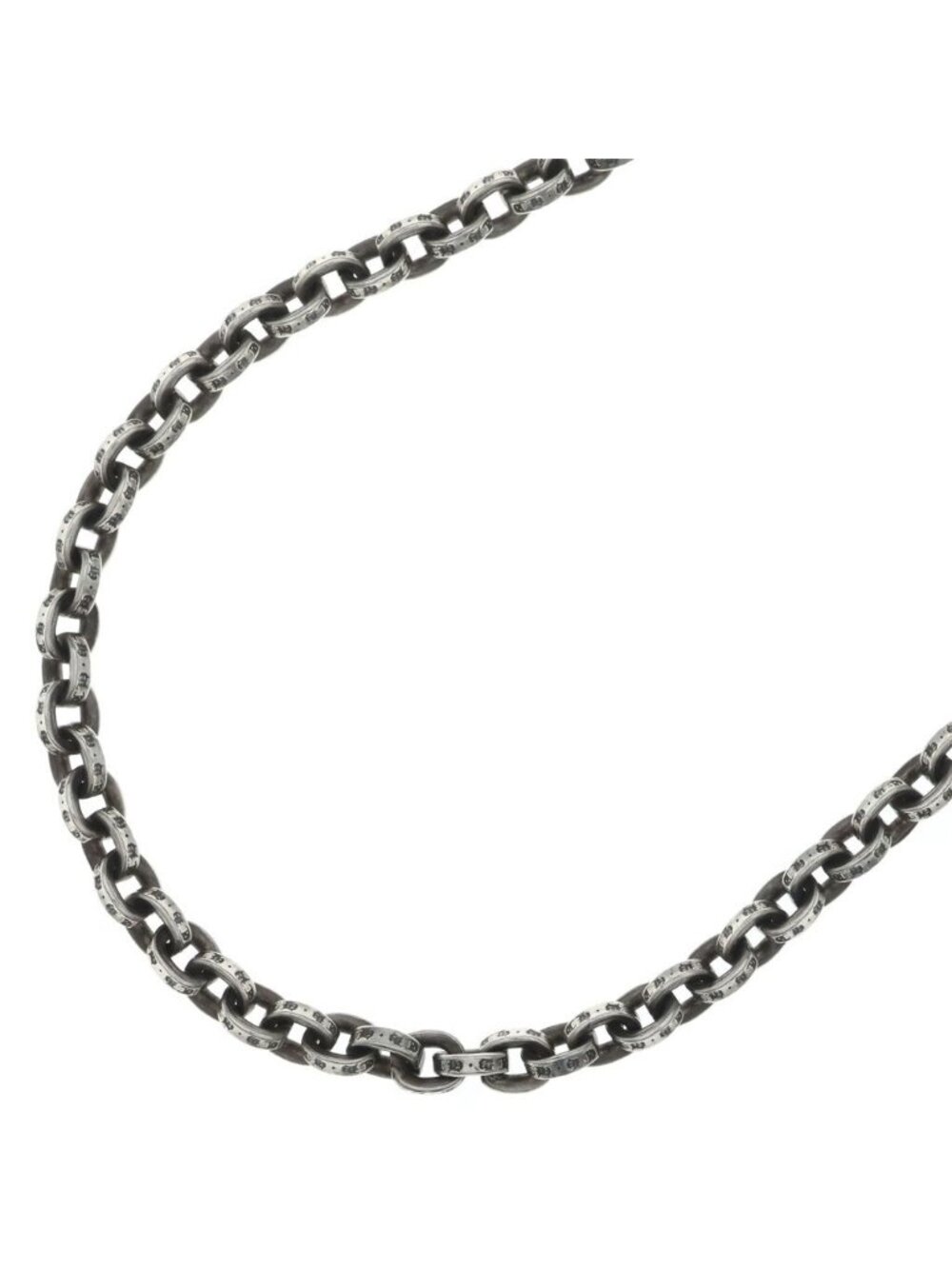 Chrome Hearts Paper Chain 18 Necklace Silver
